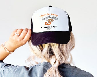 Spritz theme Hats | Custom Bachelorette Trucker Hats | Italian Summer party favors