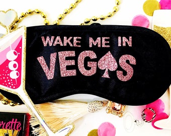 Vegas Sleep Mask! Vegas Bachelorette or Birthday party FAVORS.