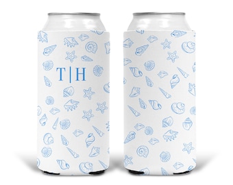 Monogrammed Party favors. Coastal Bachelorette Party Gifts. Personalized.