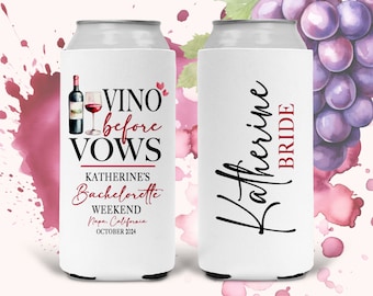 Wine Party Favor. Vino Before Vows Theme. Wine Themed Girls Weekend. Wine theme Bachelorette Party Favors. Personalized wine night!