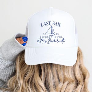 last sail bachelorette koozies, bachelorette coastal party