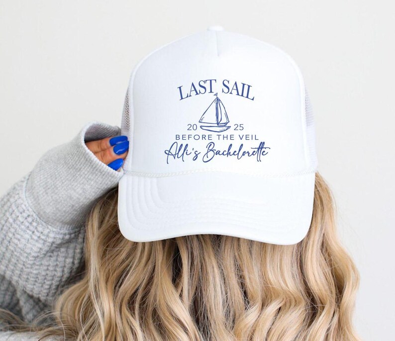 last sail bachelorette koozies, bachelorette coastal party