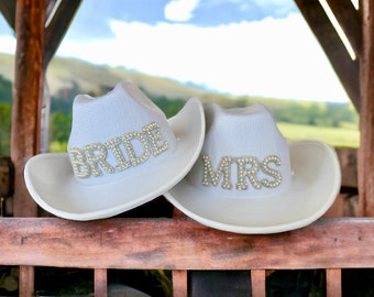 Rhinestone Cowprint cowboy hat,Bachelorette Bride Hat, Nashville party hat Cowprint Cowboy Hat Rhinestone,bachelorette Bride Hat,white  main image 4