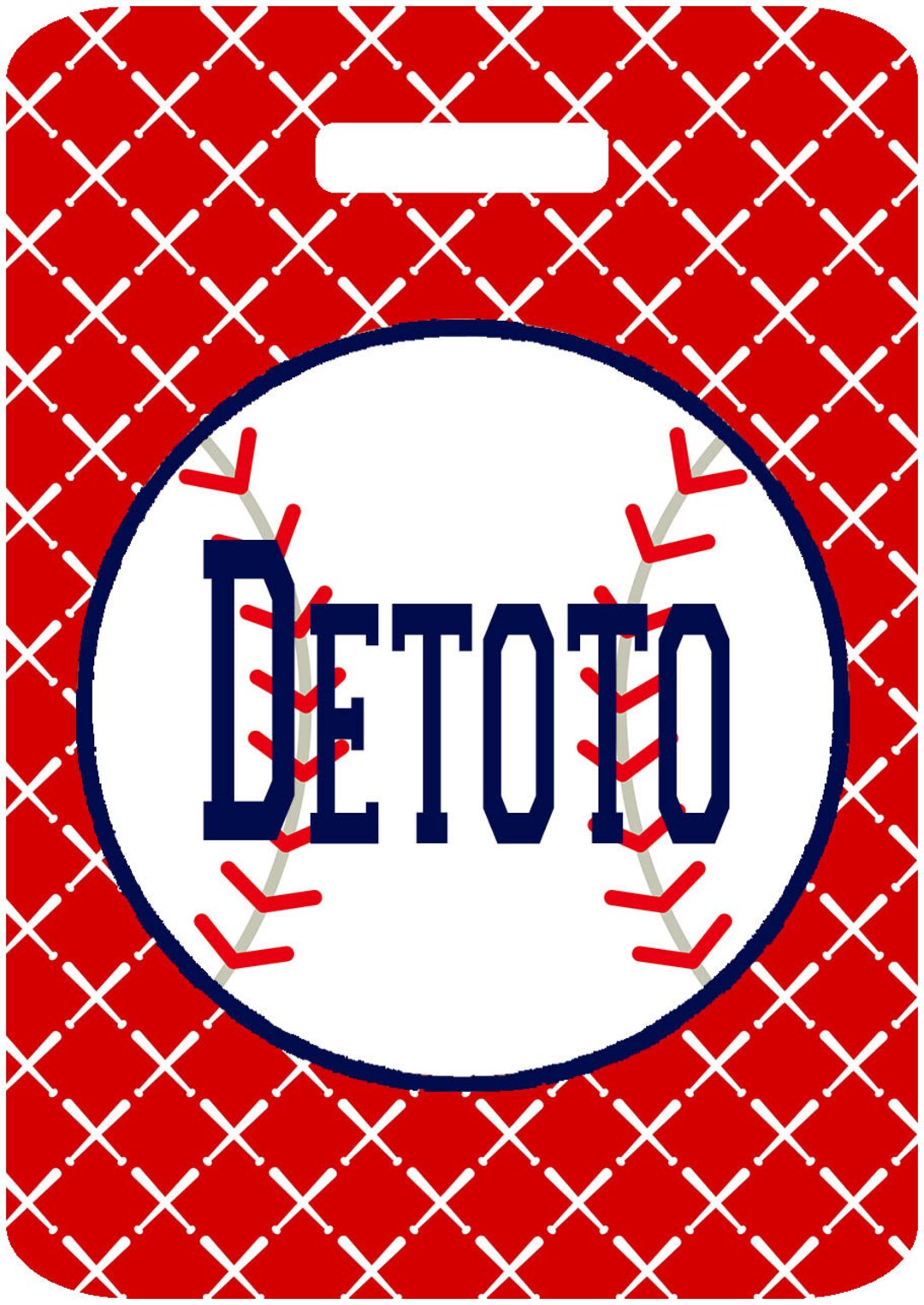 Baseball Bats Luggage Tags. Monogrammed Bag Tag Baseball Bag Etsy