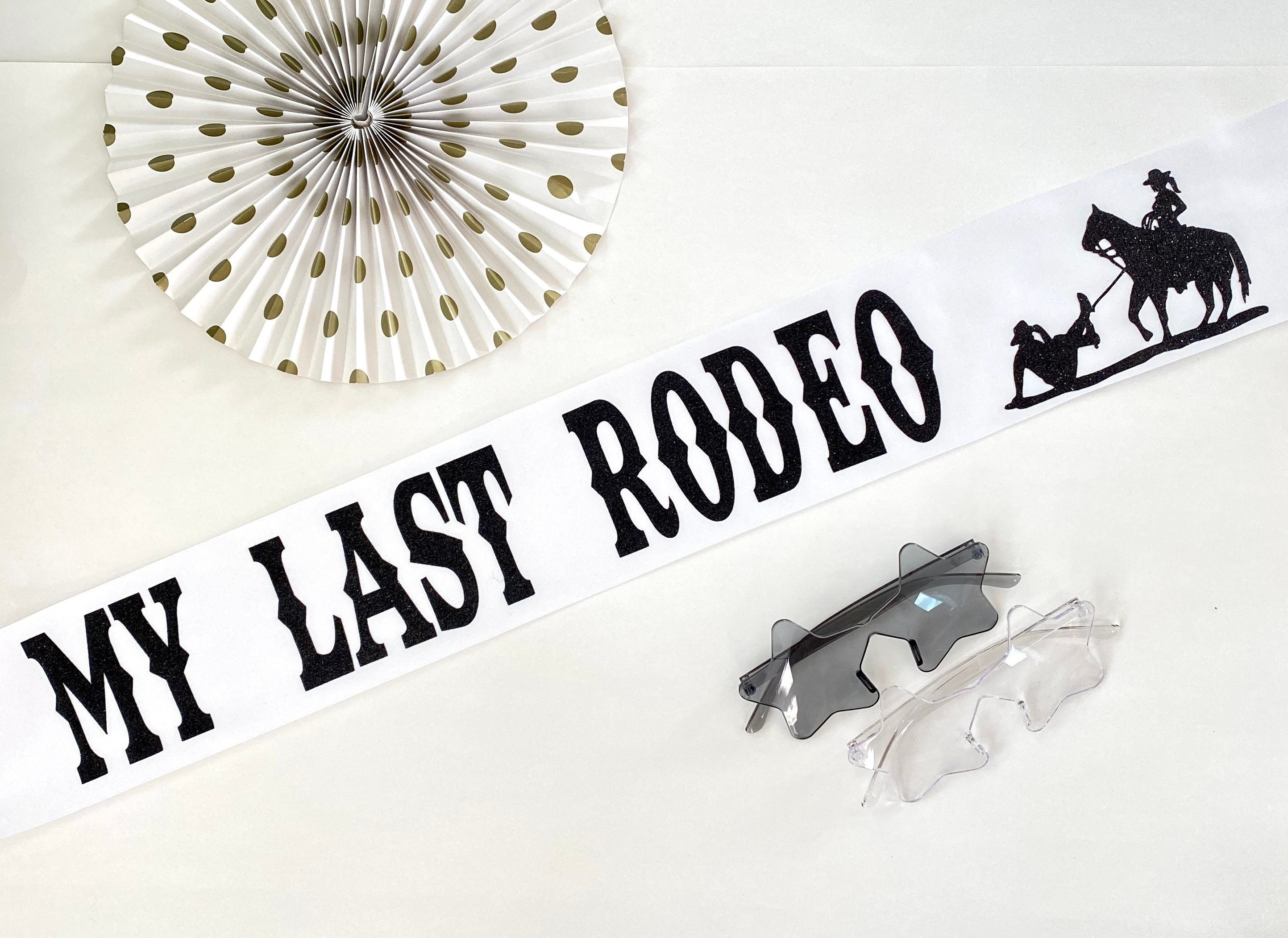 Last Rodeo Party Sash | Cowgirl Bride to Be Sash. Cowgirl Bachelorette ...