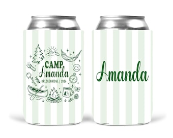 Camp Bachelorette or Birthday Gifts. Camping Party Favors.