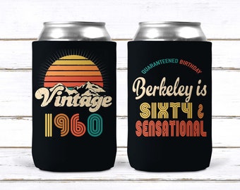 Retro Birthday Party favors. Personalized 70's Retro Bachelor or Bachelorette.