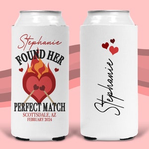 Perfect Match Party Favors.  Perfect Match Engagement Party. Bridal shower Favors! Match Made in Heaven Bachelorette Favors. Red Hot Party!