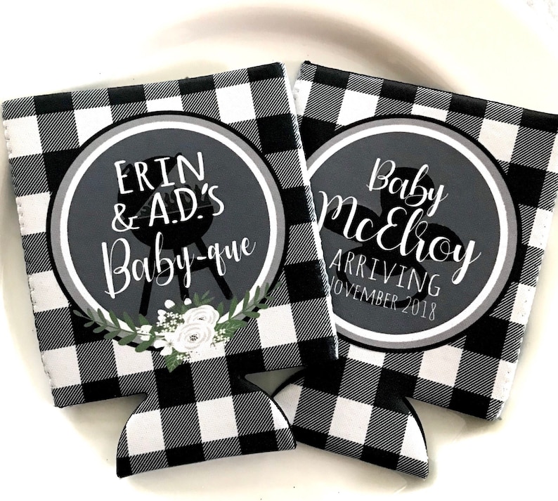 baby-q baby shower favors personalized can coolers