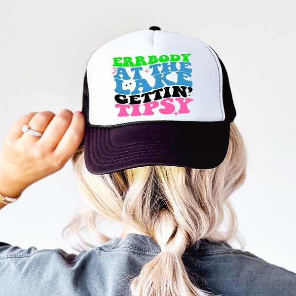 Lake Trucker Hat | Lake Bachelorette party Hats | Birthday Party Hat | Custom Lake| Bride to Be Hat | Bride Hat | Vegas Trucker Hats