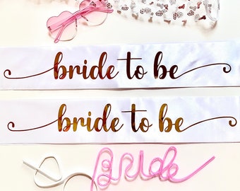 Bride to Be Satin Sash. Bachelorette Party Sash. Wedding Sash. Bride to be Sash. Bridal Shower Satin Sash. Bachelorette Party Bride Sash.