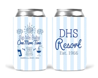 Personalized Party Can Coolers, Birthday, Bachelorette Weekend Favors