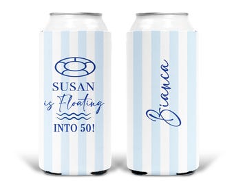 Personalized Lake or River Party. Girls Float Trip Favors. Custom Pool Party Gifts