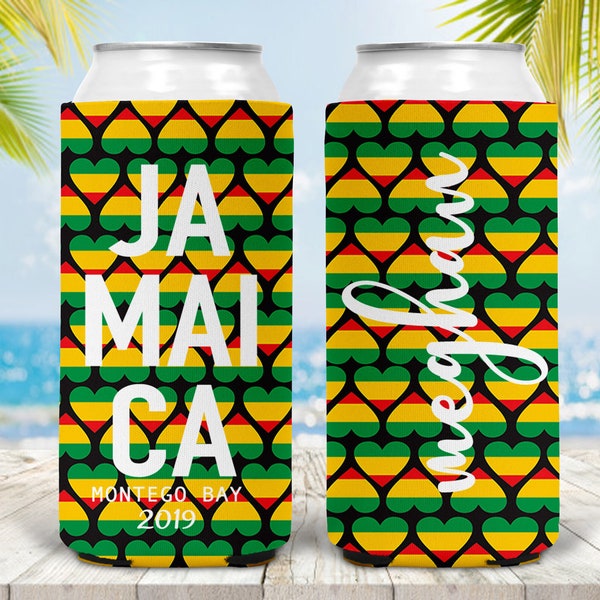 Jamaica Wedding Koozies Etsy
