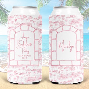 Coastal Bachelorette or Birthday. Last Toast on the Coast! Coastal Bachelorette Party Gifts. Personalized Hamptons, Palm Beach Party Favors.