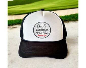 Golf Party Hat | Golf Bachelor Trucker Hats | birthday favors | team gifts