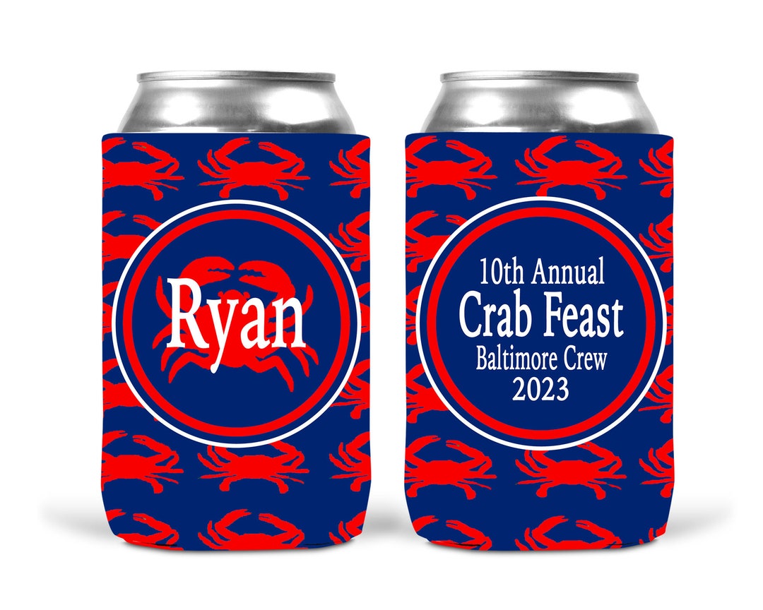 Crab Party Huggers. Bachelorette or Birthday Beach Favors. Beach