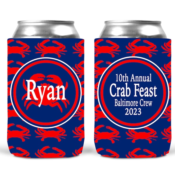 Crab Party Huggers. Bachelorette or Birthday Beach Favors. Beach Vacation Favors. Crab boil party! Crab Boil Favors. Family Reunion!