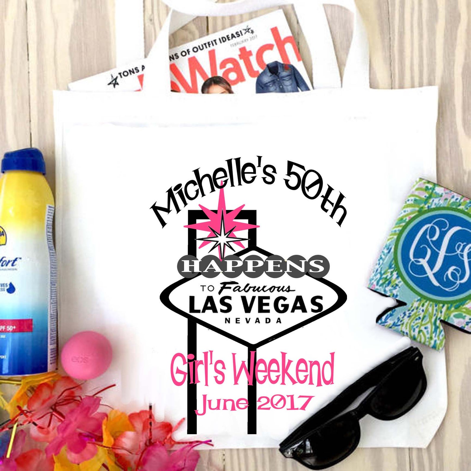 Vegas Sign Tote Bag. Vegas Party Favors Vegas Bachelorette or Etsy