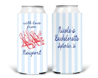Lobster Bachelorette or Birthday Favors. Coastal Hamptons, Nantucket Party. Maine vacation favors!