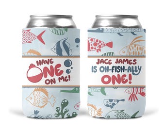 Fishing Party Favors. Custom Fish Birthday.  First Birthday
