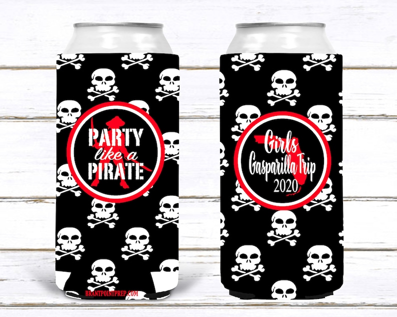 Pirate Party. Custom Pirate Birthday Favors! Pirate Bachelorette Party Gifts. Gaspirilla Bild 1