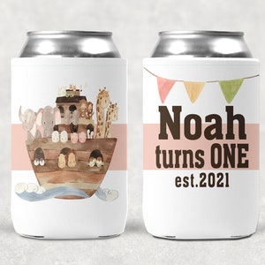 Noah's Ark Birthday Party Huggers. Noah's Ark Birthday party Favors. Noah's Ark Baby Shower Favors. Noah's Ark 1st and 2nd Birthday favors!