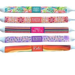 Blues Beach Neoprene Sunglass Strap. Personalized sunglass holders. Custom Bachelorette Party favors! image 3