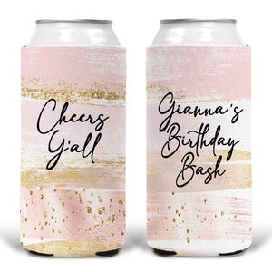Rose Gold "Glitter" Party. Personalized Bachelorette favors. Custom Birthday Party Favors!