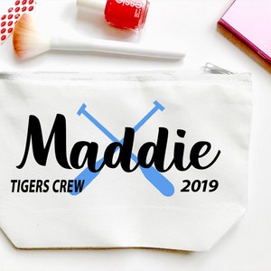 Crew Personalized Make Up bag. Great Crew Party Favors. Custom Rowing Bag. Personalized Crew Team Gift! Girls Crew Gift. Crew coach's gift.