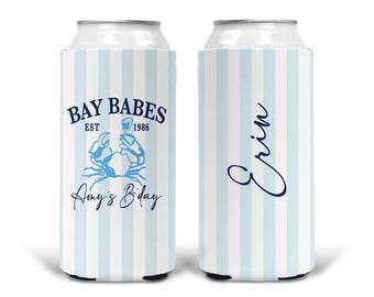 Crab Bachelorette or Birthday Favors. Coastal Hamptons, Nantucket Party. Maine vacation favors!