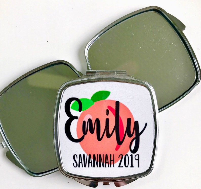 Bachelorette Party Favors Bridal Party Favor Make up Mirror |Shit Kit Bags Personalized floral Wedding Mirror Bridesmaid Gift
