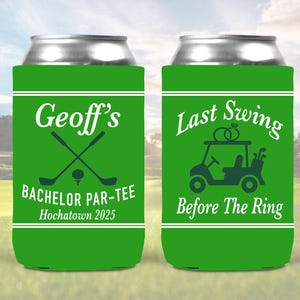Golf Party Favors. Personalized Golf Bachelor or Birthday Party Favors. Personalized Golf Beverage Insulator!
