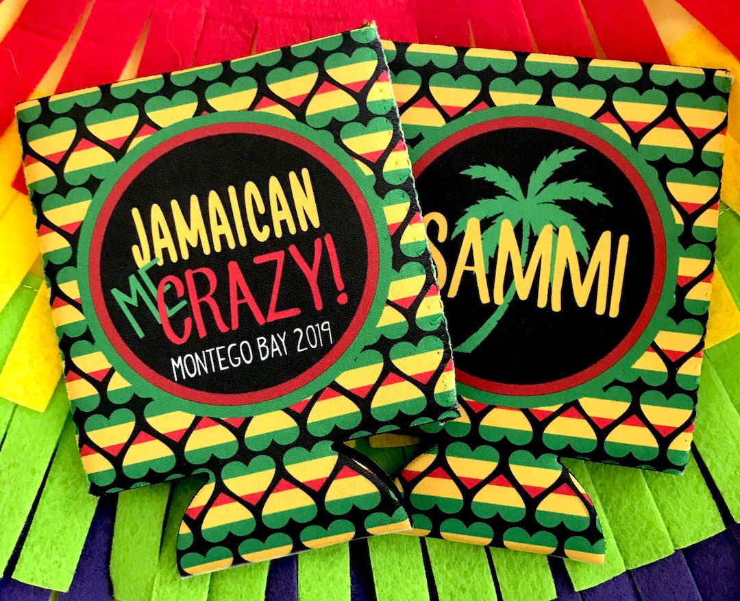 Jamaica Party Favors. Jamaican Vacation Huggers. Jamaica Wedding Favors