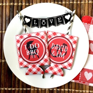 I Do BBQ Shower Huggers. BBQ Wedding Shower Favors. BBQ Party Favors. Wedding Shower Favors. Personalized Barbeque Shower Favors!