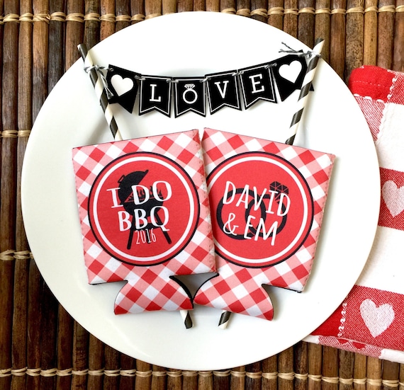 I Do BBQ. Custom Wedding Shower Favors. Personalized Barbeque Party Favors!