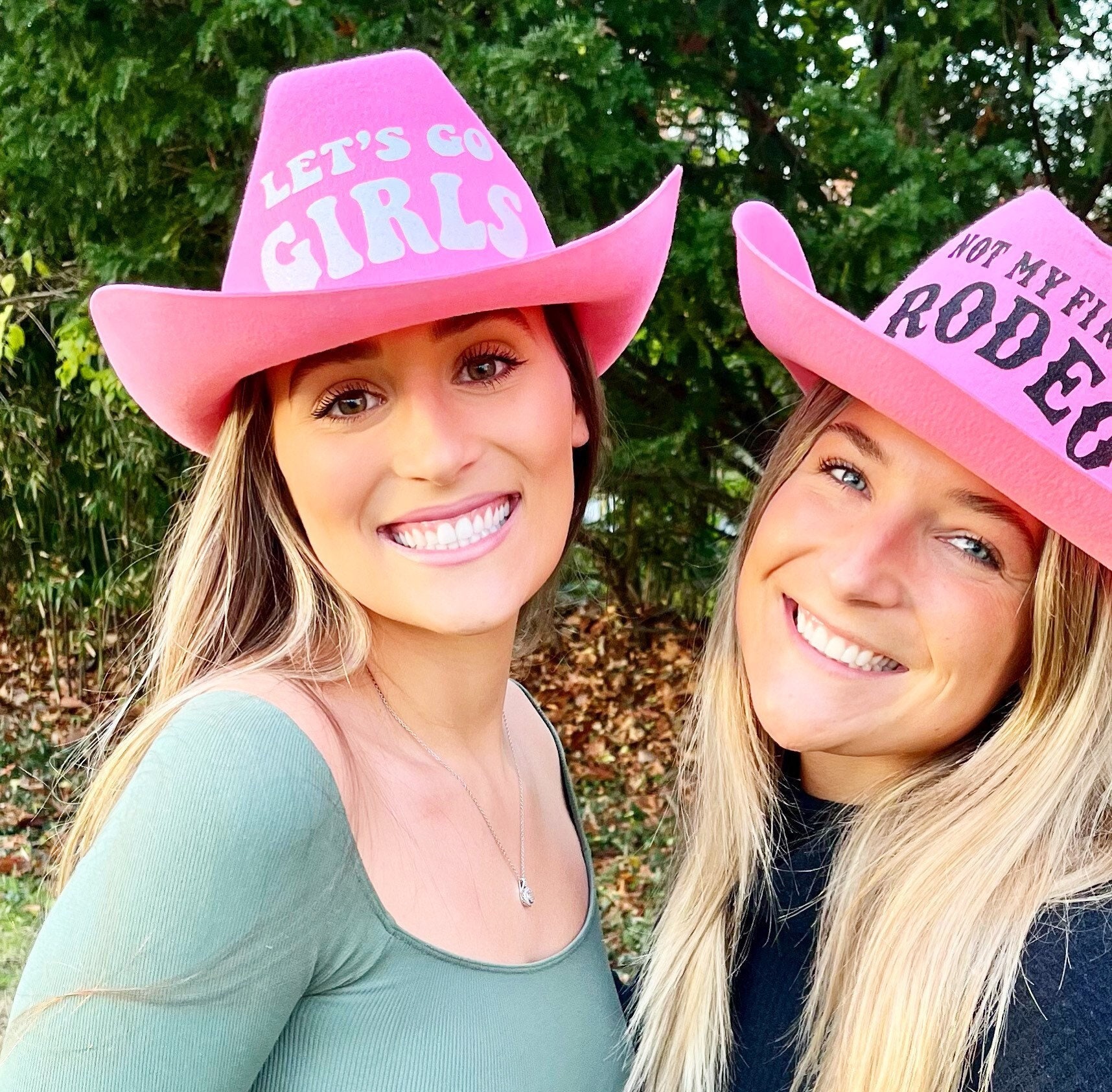 50 BULK DIY Pink Cowboy Cowgirl Hut Nashville Bachelorette Pink