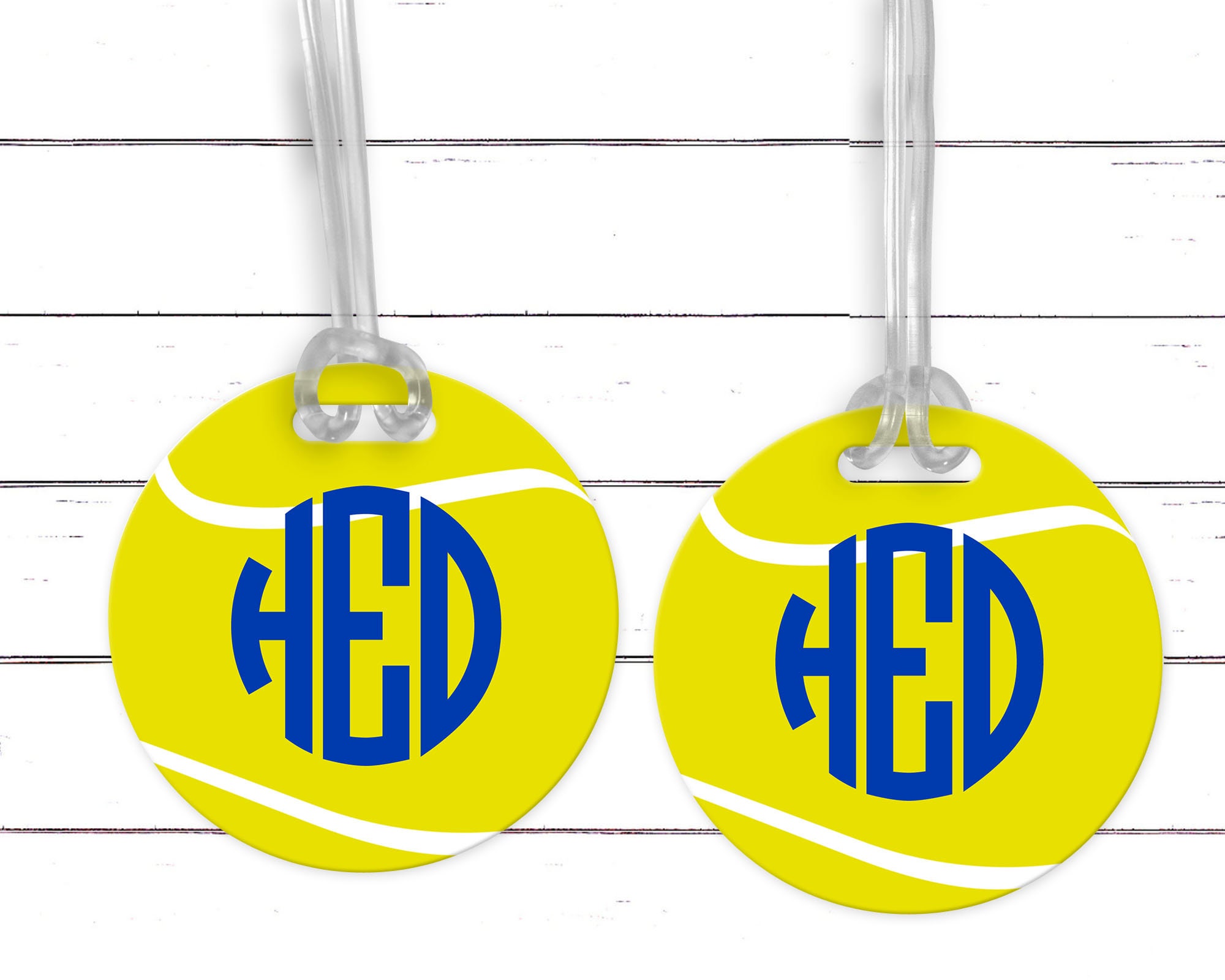 Personalized Tennis Luggage Tag. Great 