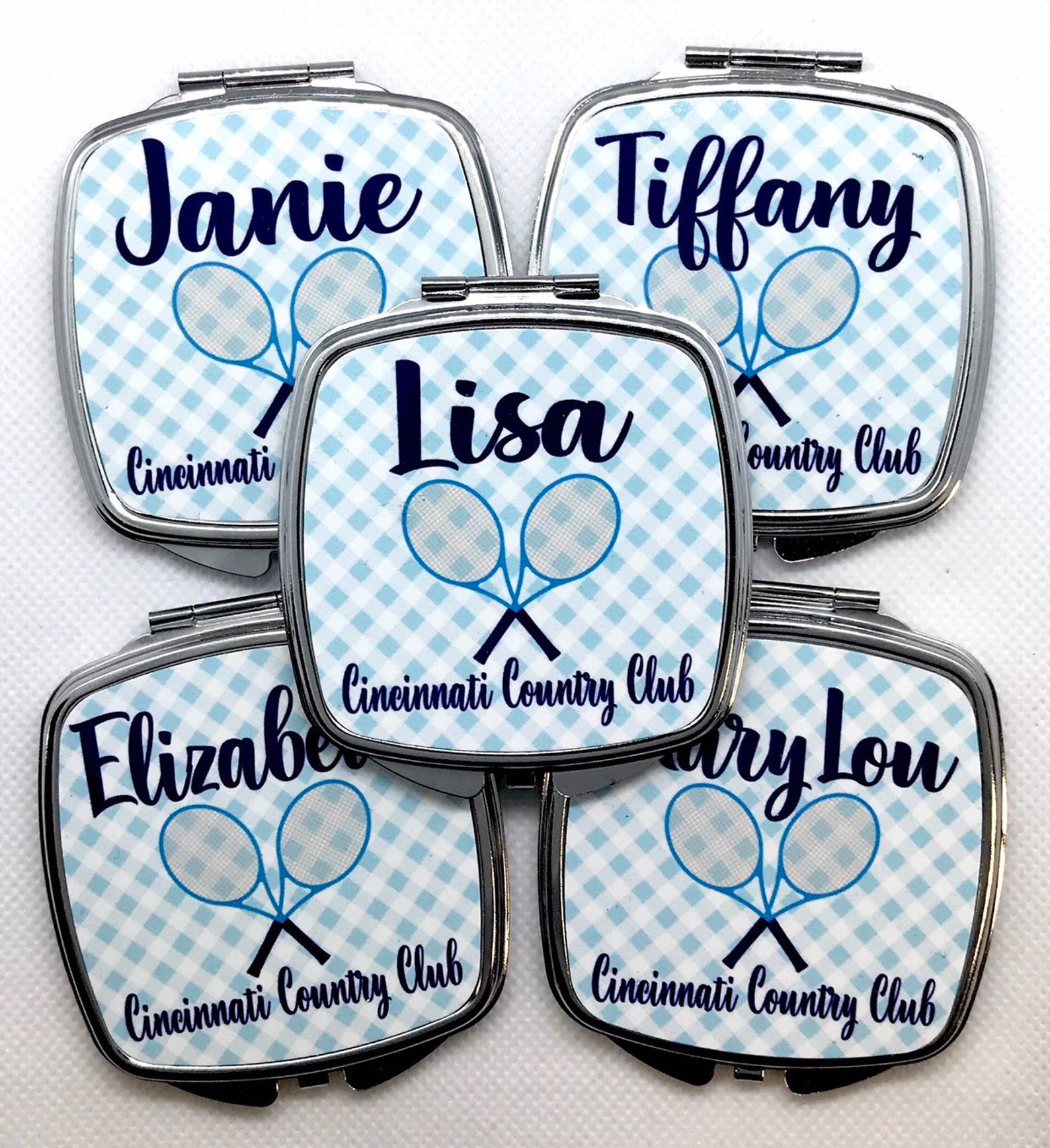 Tennis Team Gift Tennis Party Favor Tennis Make up Mirror | Etsy
