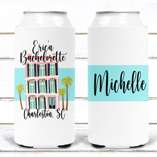 Charleston Party Favors. Personalized Beach Bachelorette or Birthday Favors.