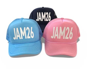 Large Letters Custom Trucker Hat | Beach Bachelorette or Birthday favors | Jamaica, Punta Cana |