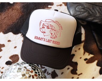 Cowgirl Party Hat | Cowgirl Party Trucker Hats | Nashville Bachelorette | Austin Bachelorette party favors \
