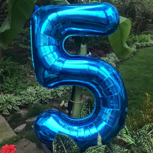 Number Balloons Birthday Party Decoration Any Birthday Balloons Large 34 Foil Birthday Party Balloon Number Party Balloons image 9