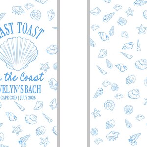 Beach Bachelorette or Birthday Favors. Last Toast on the Coast! Personalized Party Favors. image 11