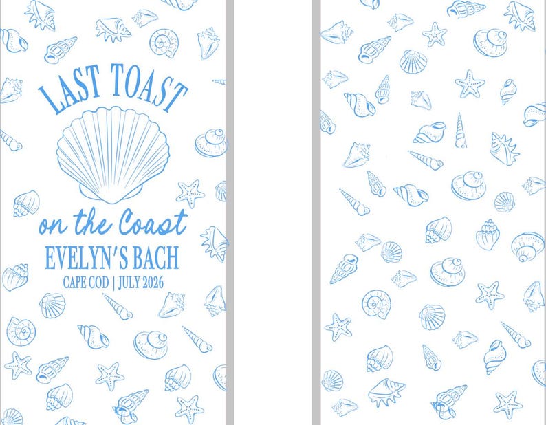 Beach Bachelorette or Birthday Favors. Last Toast on the Coast! Personalized Party Favors. image 11