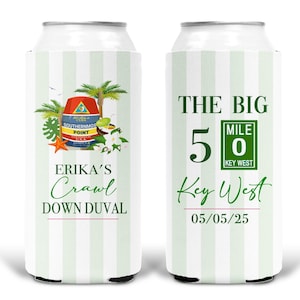 Key West Party Favors. Custom Birthday or Bachelorette. Girl's Weekend Vacation.