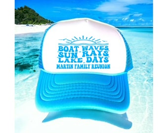 Lake Party Hat | Lake Bachelorette party Hats | Lake Birthday Party Hat | Custom Lake Hats | Lake reunion Party hats |