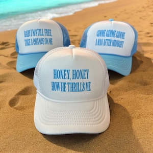 Man after midnight Party Hat | Beach Trucker Hats | Birthday | Bachelorette party favors