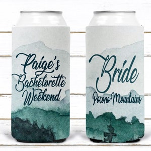 Mountain Party Can Huggers. Mountain Wedding Favors. Asheville, Colorado Bachelorette Party! Mountain Wedding