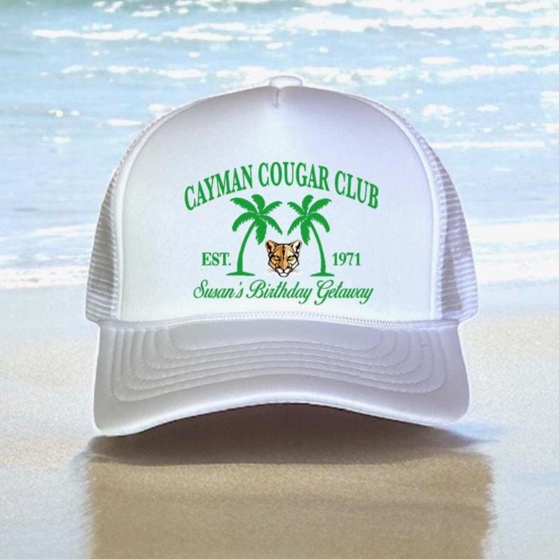 Cougar Club Trucker Hat Crow Cougar Mat Club Trucker Cap main image 3